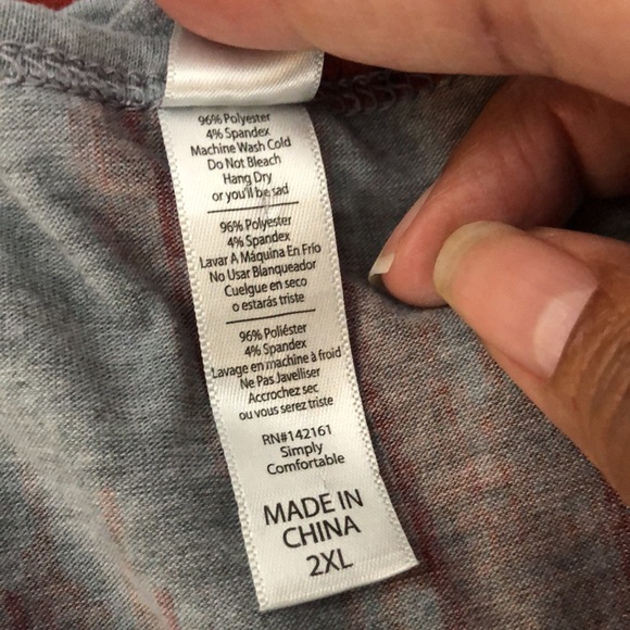 Host Pick!! LulaRoe Plus Size Tunic Top - Picture 10 of 13